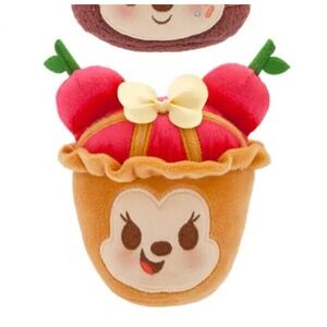 Disney Munchlings Baked Treats Remix Plush Minnie Mouse Cherry Tart D23 With Box
